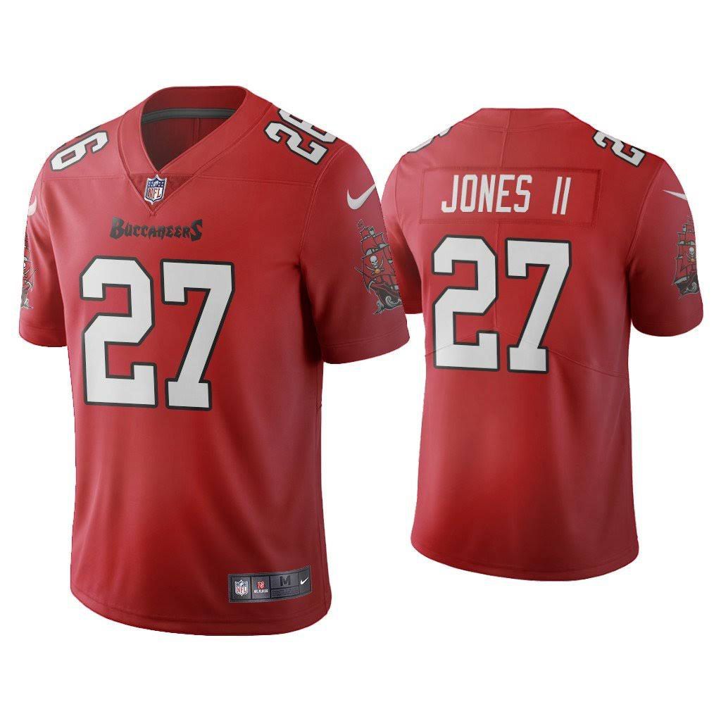 Men Tampa Bay Buccaneers 27 Ronald Jones II Nike Red Vapor Limited NFL Jersey